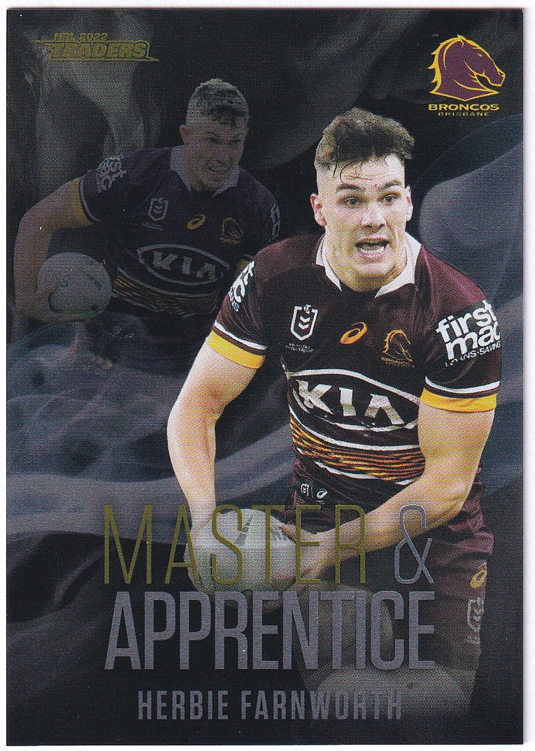 ✺New✺ 2023 BRISBANE BRONCOS NRL Card HERBIE FARNWORTH Traders