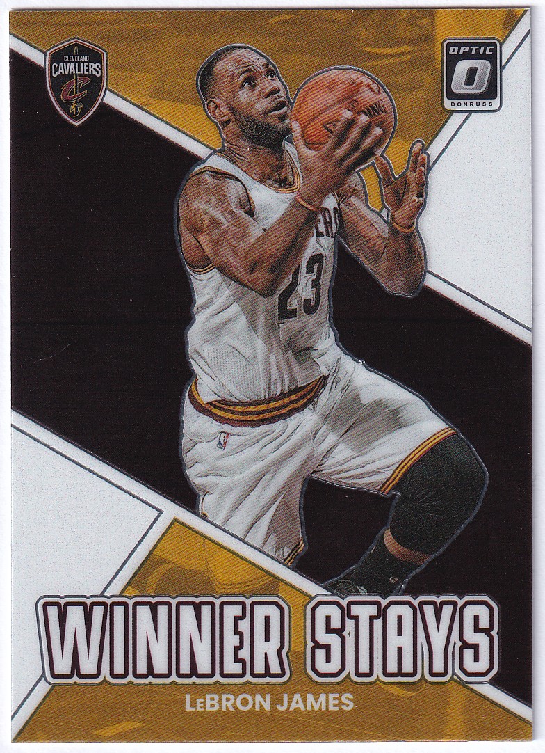 2022/23 NBA DONRUSS OPTIC 'WINNER STAYS' 2 LEBRON JAMES - CLEVLEAND  CAVALIERS